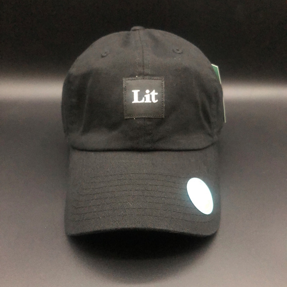 Lit Patch Dad Hat Black - Picture 2 of 3